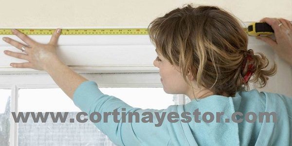 Toma de medidas cortinas