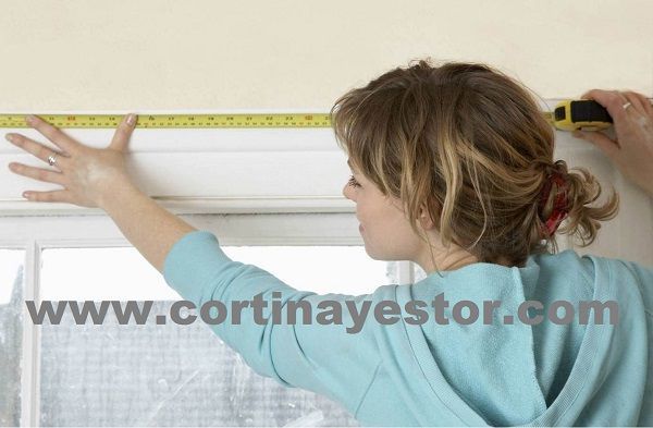 Toma de medidas cortinas